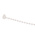 RS PRO Cable Tie, 143mm x 1.8 mm, Natural Nylon, Pk-100
