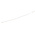 RS PRO Cable Tie, 143mm x 1.8 mm, Natural Nylon, Pk-100
