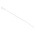RS PRO Cable Tie, Screw Mount, 113mm x 2.5 mm, Natural Nylon, Pk-100