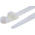 RS PRO Cable Tie, Screw Mount, 317.2mm x 7.8 mm, Natural Nylon, Pk-100