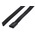 RS PRO Cable Tie, Roller Ball, 360mm x 12 mm, Black Stainless Steel