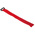 RS PRO Cable Tie, Hook and Loop, 310mm x 20 mm, Red Nylon, Pk-10