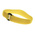 RS PRO Cable Tie, Hook and Loop, 300mm x 20 mm, Yellow Nylon, Pk-10
