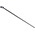 RS PRO Cable Tie, Releasable, 330mm x 10 mm, Black 316 Stainless Steel, Pk-100