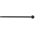 RS PRO Cable Tie, Releasable, 330mm x 10 mm, Black 316 Stainless Steel, Pk-100