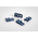 HellermannTyton Self Adhesive Blue Cable Tie Mount 10.3 mm x 20.7mm, 5mm Max. Cable Tie Width