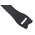 RS PRO Cable Tie, Hook and Loop, 150mm x 20 mm, Black Fabric