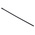 RS PRO Cable Tie, Roller Ball, 200mm x 4.6 mm, Black Polyester Coated Stainless Steel, Pk-100
