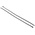 RS PRO Cable Tie, Roller Ball, 360mm x 4.6 mm, Black Polyester Coated Stainless Steel, Pk-100