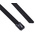 RS PRO Cable Tie, Roller Ball, 360mm x 7.9 mm, Metallic Polyester Coated Stainless Steel, Pk-100