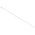 RS PRO Cable Tie, Sub Miniature, 71mm x 1.6 mm, White Nylon, Pk-100