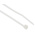 RS PRO Cable Tie, Sub Miniature, 71mm x 1.6 mm, White Nylon, Pk-100