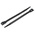 RS PRO Cable Tie, Double Locking, 180mm x 9 mm, Black Nylon, Pk-100
