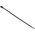 RS PRO Cable Tie, Double Locking, 360mm x 9 mm, Black Nylon, Pk-100