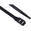 RS PRO Cable Tie, Double Locking, 360mm x 9 mm, Black Nylon, Pk-100
