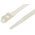 RS PRO Cable Tie, Double Locking, 180mm x 9 mm, Natural Nylon, Pk-100