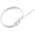 RS PRO Cable Tie, Double Locking, 760mm x 9 mm, Natural Nylon, Pk-100