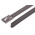 RS PRO Cable Tie, Roller Ball, 840mm x 7.9 mm, Metallic 316 Stainless Steel, Pk-100