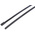 RS PRO Cable Tie, Roller Ball, 840mm x 4.6 mm, Black Polyester Coated Stainless Steel, Pk-100