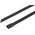 RS PRO Cable Tie, Roller Ball, 1m x 7.9 mm, Black Polyester Coated Stainless Steel, Pk-100