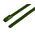 RS PRO Cable Tie, Roller Ball, 200mm x 4.6 mm, Green Polyester Coated Stainless Steel, Pk-100
