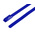 RS PRO Cable Tie, Roller Ball, 150mm x 4.6 mm, Blue Polyester Coated Stainless Steel, Pk-100