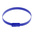 RS PRO Cable Tie, Roller Ball, 150mm x 4.6 mm, Blue Polyester Coated Stainless Steel, Pk-100