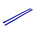 RS PRO Cable Tie, Roller Ball, 150mm x 4.6 mm, Blue Polyester Coated Stainless Steel, Pk-100