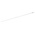 RS PRO Cable Tie, Roller Ball, 100mm x 4.6 mm, White Polyester Coated Stainless Steel, Pk-100