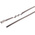 RS PRO Cable Tie, Zig Zag, 100mm x 4.6 mm, Metallic 316 Stainless Steel, Pk-100