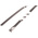 RS PRO Cable Tie, Zig Zag, 125mm x 4.6 mm, Metallic 316 Stainless Steel, Pk-100