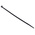 RS PRO Cable Tie, 190mm x 4.8 mm, Black Nylon, Pk-100