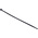 RS PRO Cable Tie, 300mm x 7.6 mm, Black Nylon, Pk-100