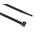 RS PRO Cable Tie, 240mm x 7.6 mm, Black Nylon, Pk-100