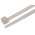RS PRO Cable Tie, 450mm x 4.8 mm, Natural Nylon, Pk-100