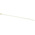 RS PRO Cable Tie, 380mm x 7.6 mm, Natural Nylon, Pk-100