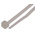 RS PRO Cable Tie, 142mm x 3.2 mm, Natural Nylon, Pk-100
