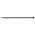 RS PRO Cable Tie, Heat Stabilised, 160mm x 4.8 mm, Black Nylon, Pk-100