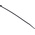 RS PRO Cable Tie, Heat Stabilised, 180mm x 3.6 mm, Black Nylon, Pk-100