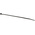 RS PRO Cable Tie, Heat Stabilised, 203mm x 4.6 mm, Black Nylon, Pk-100