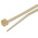 RS PRO Cable Tie, Heat Stabilised, 203mm x 2.5 mm, Natural Nylon, Pk-100