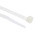 RS PRO Cable Tie, Heat Stabilised, 160mm x 4.8 mm, Natural Nylon, Pk-100