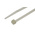 RS PRO Cable Tie, Heat Stabilised, 203mm x 4.6 mm, Natural Nylon, Pk-100