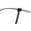 RS PRO Cable Tie, 368mm x 4.8 mm, Black Nylon, Pk-1000