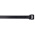 RS PRO Cable Tie, 610mm x 9 mm, Black Nylon, Pk-100