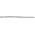 RS PRO Cable Tie, 610mm x 9 mm, Black Nylon, Pk-100