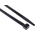 RS PRO Cable Tie, 610mm x 9 mm, Black Nylon, Pk-100