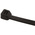 RS PRO Cable Tie, 450mm x 8 mm, Black Nylon, Pk-100