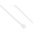 RS PRO Cable Tie, 203mm x 2.5 mm, Natural Nylon, Pk-100
