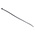 RS PRO Cable Tie, 250mm x 4.8 mm, Black Nylon, Pk-100